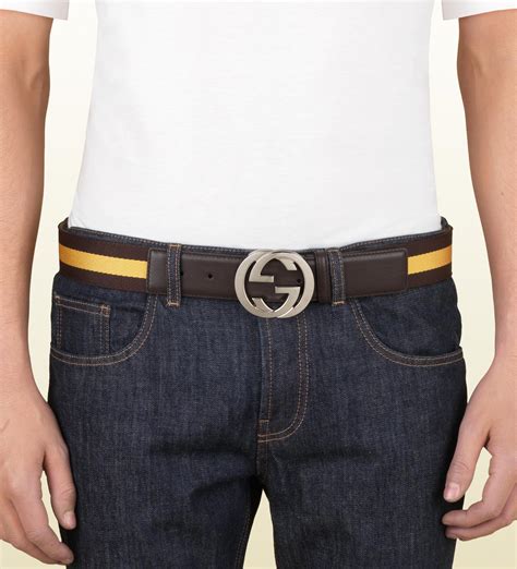 gucci interlocking heart belt|gucci men belt.